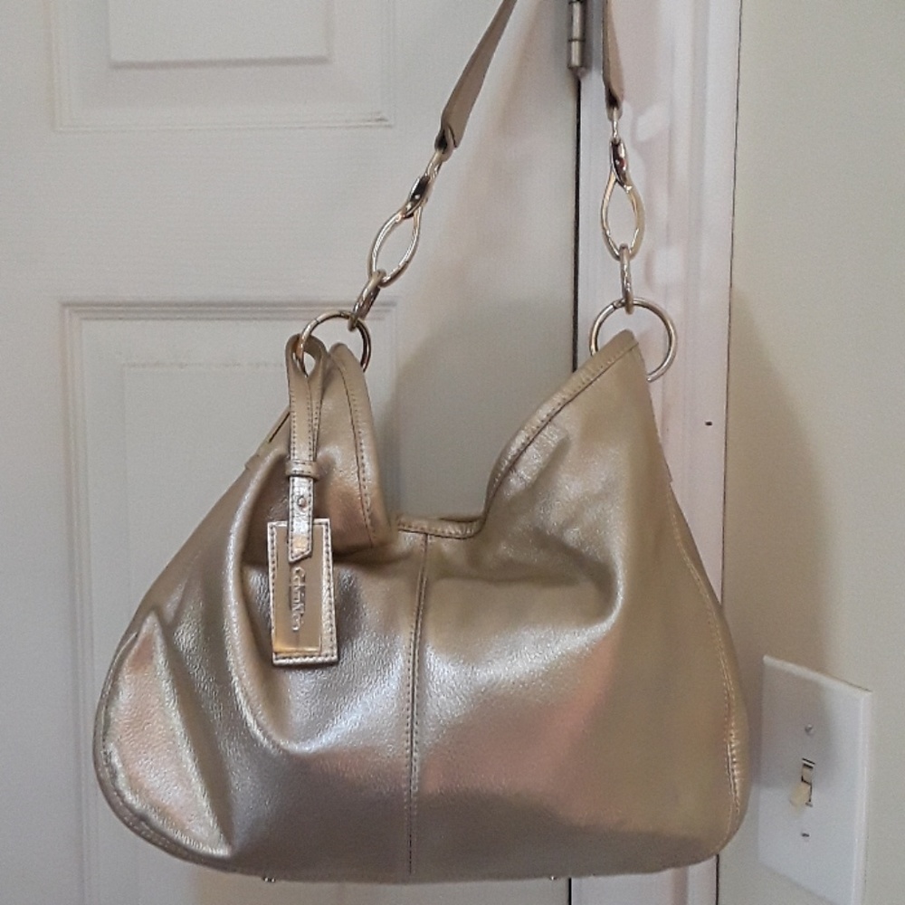 LOW START!!! Calvin Klein Metallic Gold Shoulder Bag